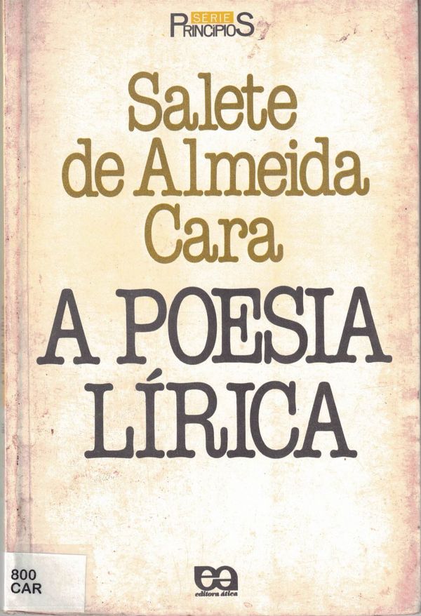 Poesia Lírica, A
